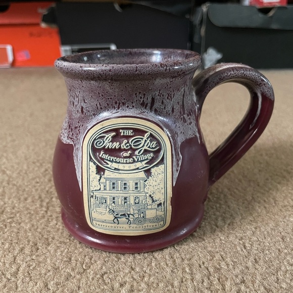 Deneen Pottery Drip Glaze Mug “The Intercourse Inn & Spa” at Intercourse Village - Picture 2 of 7